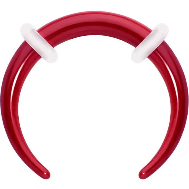 Body Candy Stainless Steel Crescent Septum Nose Ring