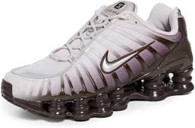 Amazon.com | Nike Women's Shox TL Sneakers, Baroque Brown/Metallic Silver, 6 Medium US | Fashion Sneakers