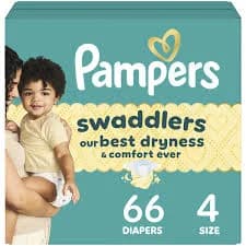 Pampers Swaddlers Diapers, Size S4