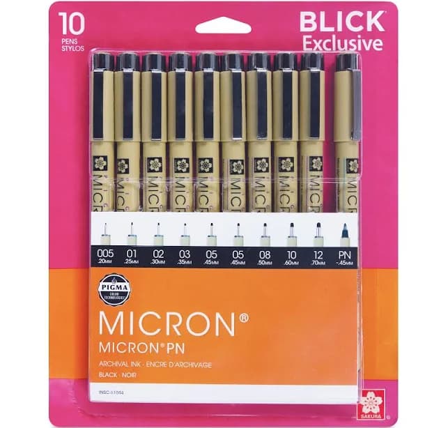 Sakura Pigma Micron Pens