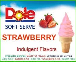 Dole Fruity Smoothie/Ice Cream Strawberry Mix- 4.4lb*