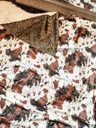 Minky Brown Cow Blanket – L&L Boutique