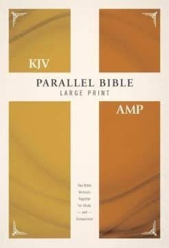KJV Amplified Parallel Bible Red Letter Edition