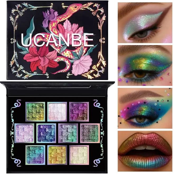 UCANBE 10 Colors Chameleon Eyeshadow Palette