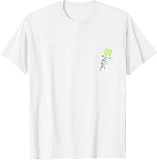 Green Skeletal Last Rose Green Color Graphic T-Shirt