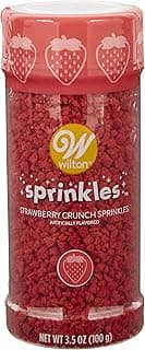 Wilton,Strawberry Crunch Cake and Cookie Sprinkles. 3.5 oz.,1 item