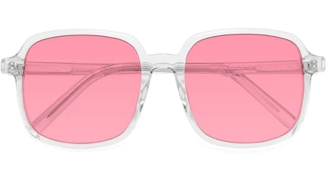 Oversized Acetate Square Sunglasses