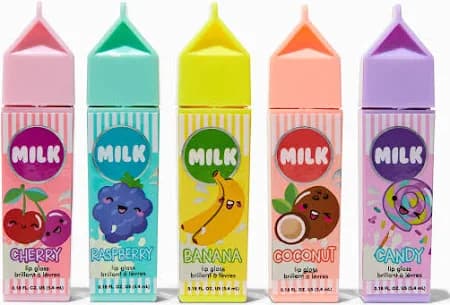 Claire's Milk Lip Gloss Set