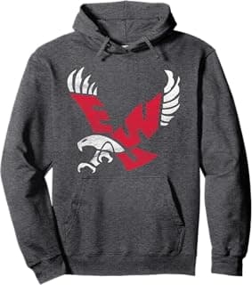 Eastern Washington University EWU Eagles Distressed Primary Pullover Hoodie