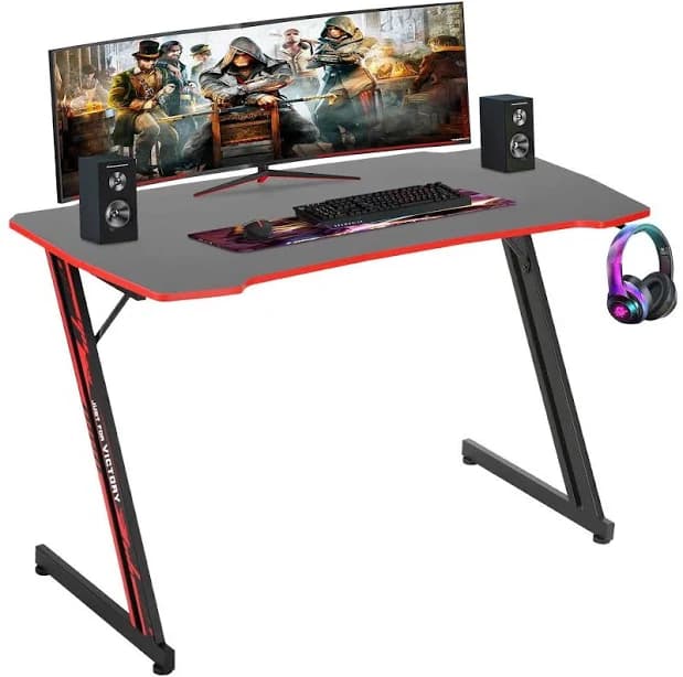 BestOffice Z Shaped Computer Desk