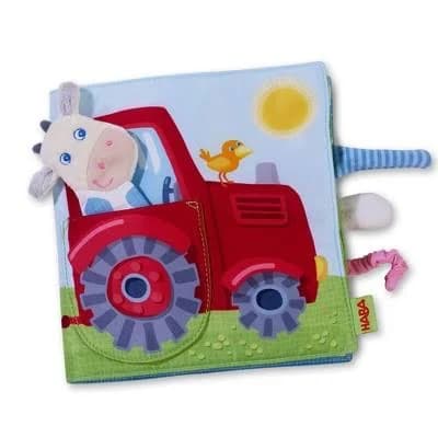 HABA Down On The Farm Fabric Book