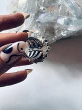 Sterling Silver with Spiny Oyster and Genuine Turquoise Blossom Ring – Indigo Buffalo Turquoise