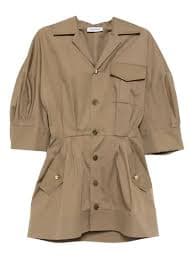Dice Kayek Utility Mini Dress | Brown | FARFETCH OM