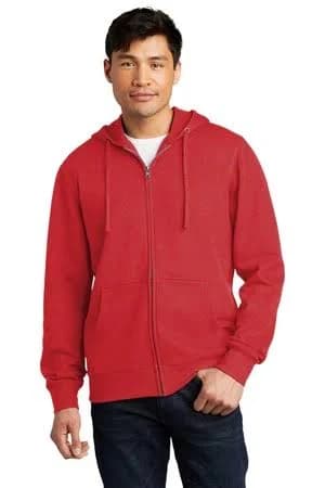 District DT6102 V.I.T Fleece Full-Zip Hoodie