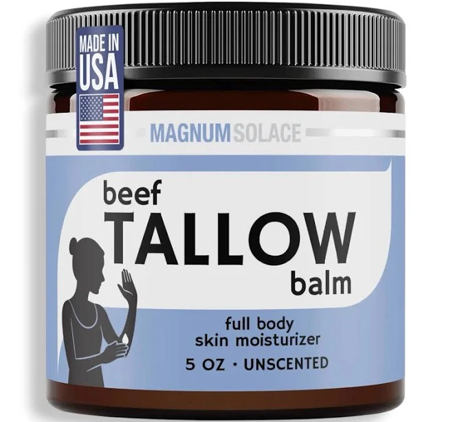 Magnum Solace Beef Tallow Balm Full Body Skin Moisturizer