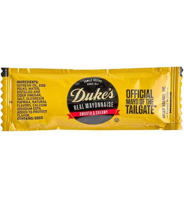 Duke's Mayo Pouch 9 Grams 200 Per Case