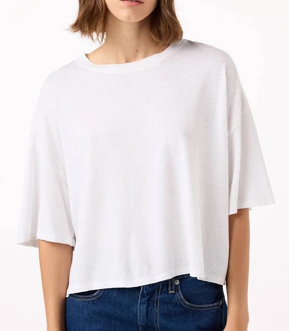 AMO Women's Denim Adore Tee Size Organic Cotton