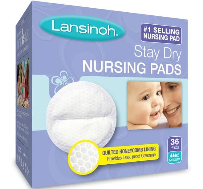 Lansinoh Stay Dry Nursing Pads 36/Box