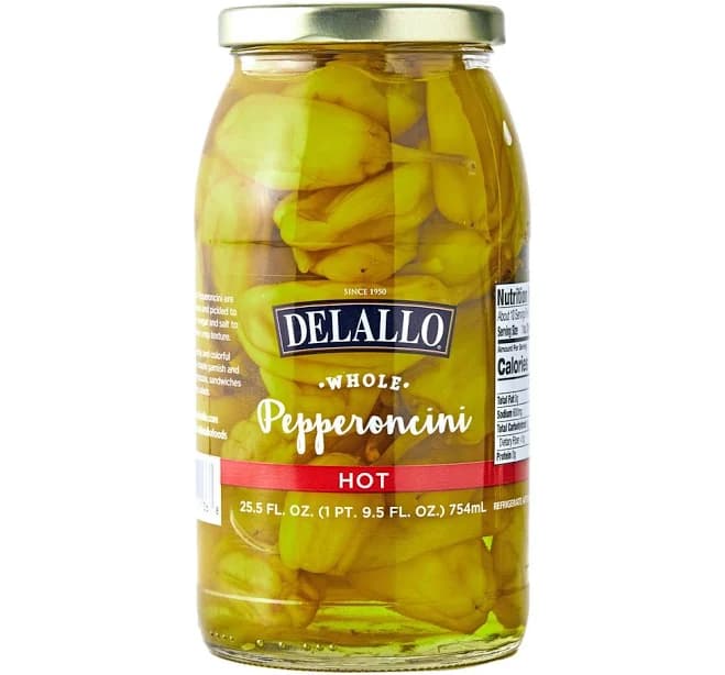 DeLallo Hot Pepperoncini