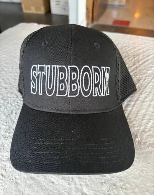 "Stubborn AF" Embroidered Hat