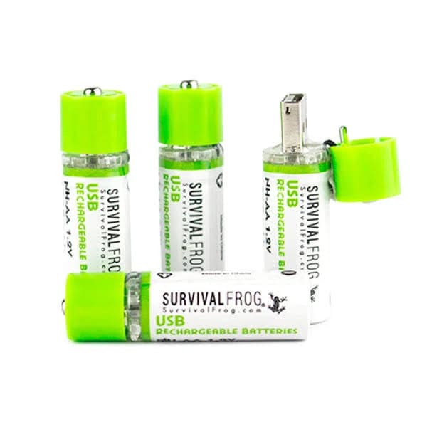 Survival Frog EasyPower USB Rechargeable AA Batteries