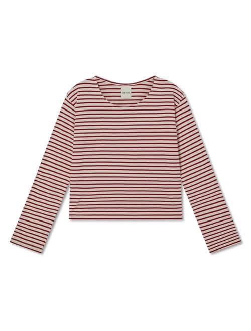 VIR VITA Women's Camille Striped Long Sleeved Top