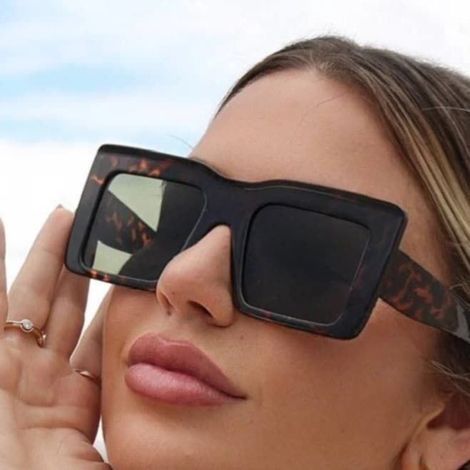' Sultan' Oversized Square Sunglasses