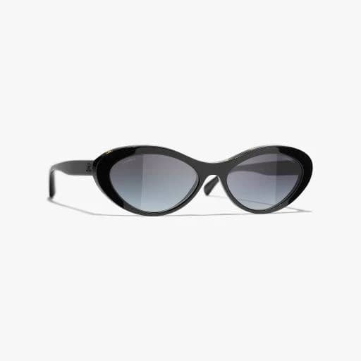 CHANEL Women's Oval Sunglasses
