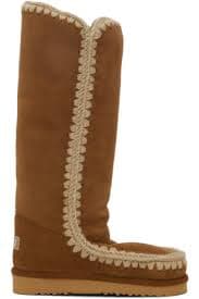 Tan 40 Boots by Mou on Sale