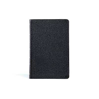 KJV Thinline Bible, Black Genuine Leather