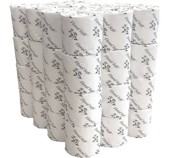 Flipcost.com Floral Soft Two-Ply Standard Bathroom Tissue