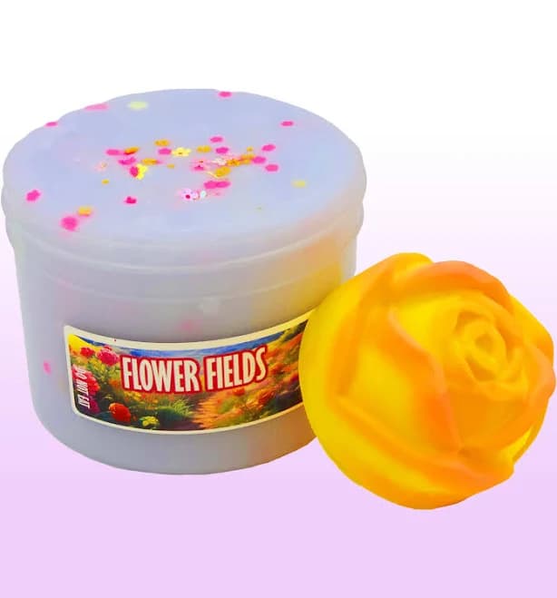 Flower Slime – Flower Fields DIY Slime | Poppy Mello Slimes Regular (approx. 8 ounces) / Unscented