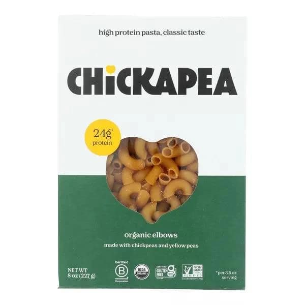 Chickapea Organic Elbows Pasta 8 oz