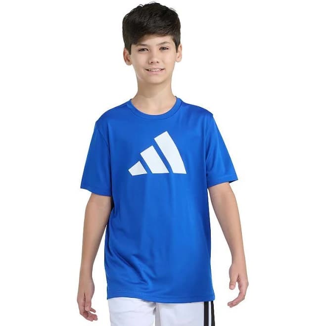 adidas Boys' Short Sleeve Tee