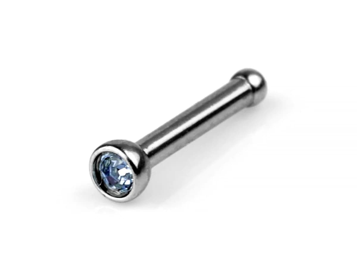 18G Martini Set Gem Nosebone