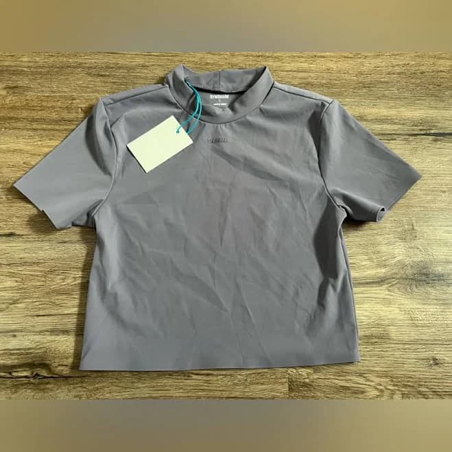 Gymshark Women's Everywear Comfort Cropped Stretch-Jersey T-Shirt