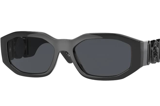 Versace VE4361 sunglasses in black/dark grey536087 color