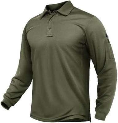 Long Sleeve Quick Dry Polo Shirt