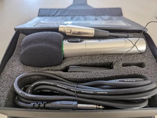 Sky (sdm-309) Black Wireless & Wire Microphone