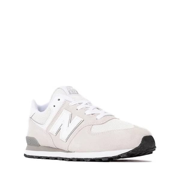 New Balance 574 Athletic Shoe - Big Kid - Nimbus Cloud - LIGHT GRAY - Size 3.5