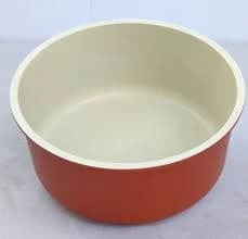 CAROTE 7" Non-Stick 2QT SAUCEPAN for use w/ Detachable Handle, CHILI RED Granite