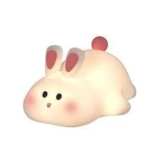 Gems Squishy Bunny Pat Pat Lamp: Touch Activated Silicone Night Light : Target