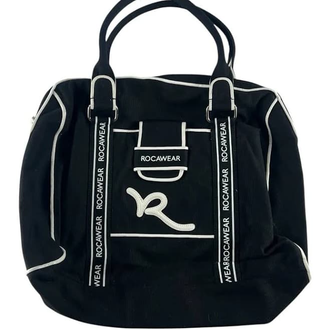 Vintage Y2k Women’s Roca Wear Hand Tote Gym Bag Black