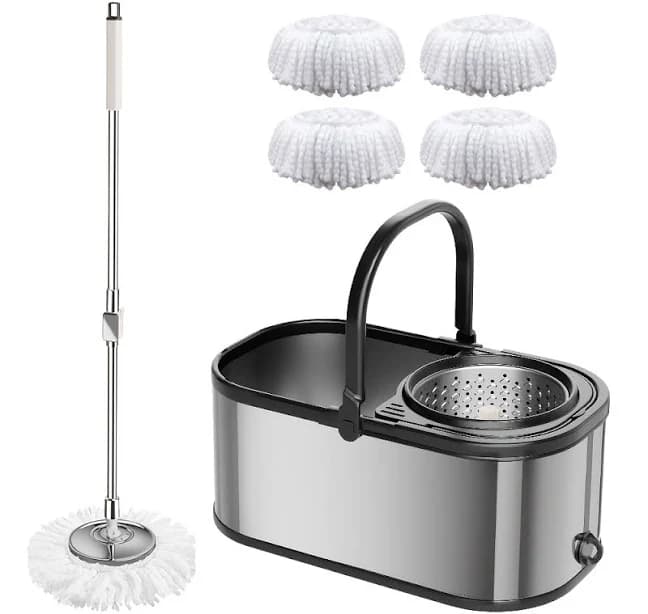 SWIFTIRON Spin Mop and Bucket Set