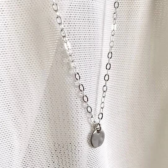 Tiny Disc Necklace