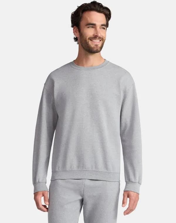 Athletic Works Men's Fleece Crewneck Sweatshirt