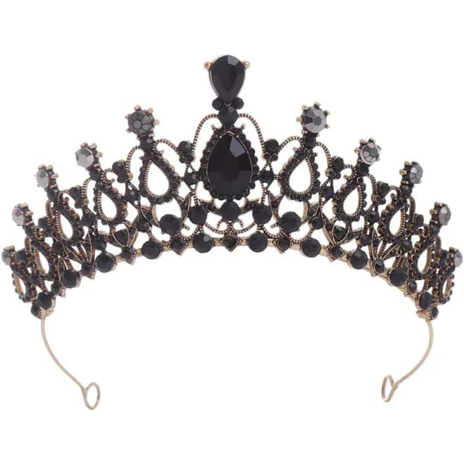 Zapaka Women's Luxury Crystal Prom Queen Pageant Crown Tiara