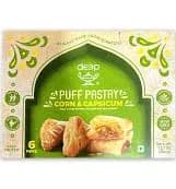 Deep Food Frozen Corn & Capsicum Puff Pastry