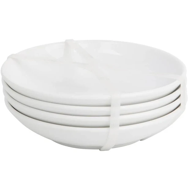 At Home Round Shallow Bowls (Set of 4)