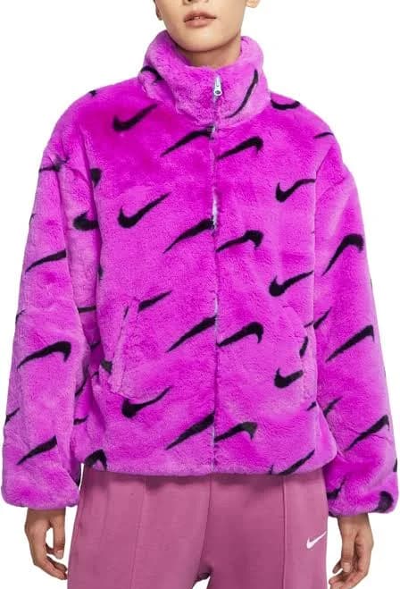 Nike Women's Sportswear Plush Faux Fur Jacket